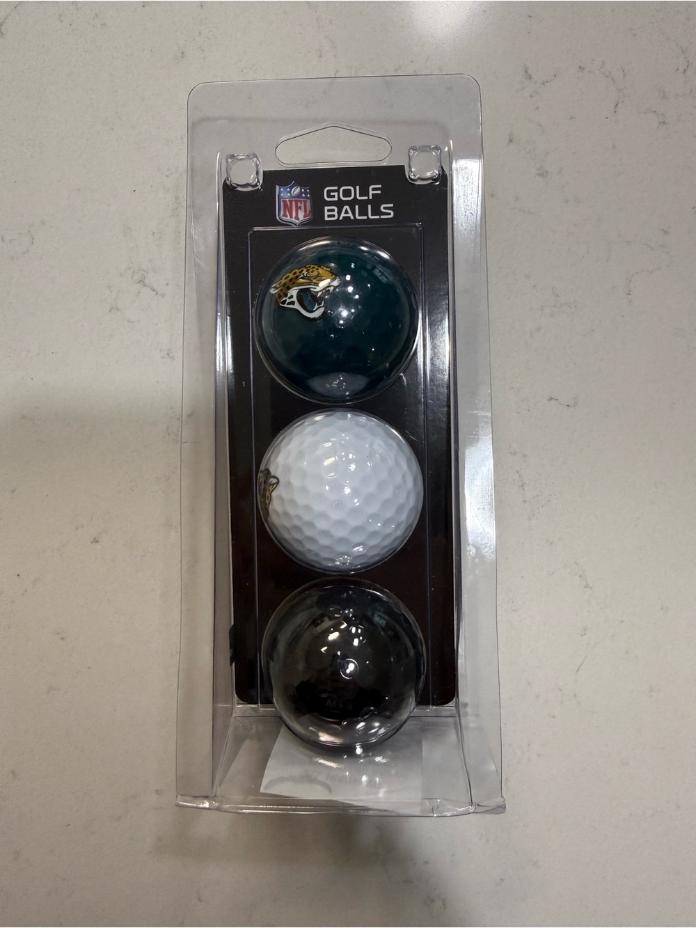 Jacksonville Jaguars NFL 3-Pack Golf Balls – NEW Sealed